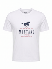 Męski T-Shirt Mustang Style Austin Bright White 1017270 2007