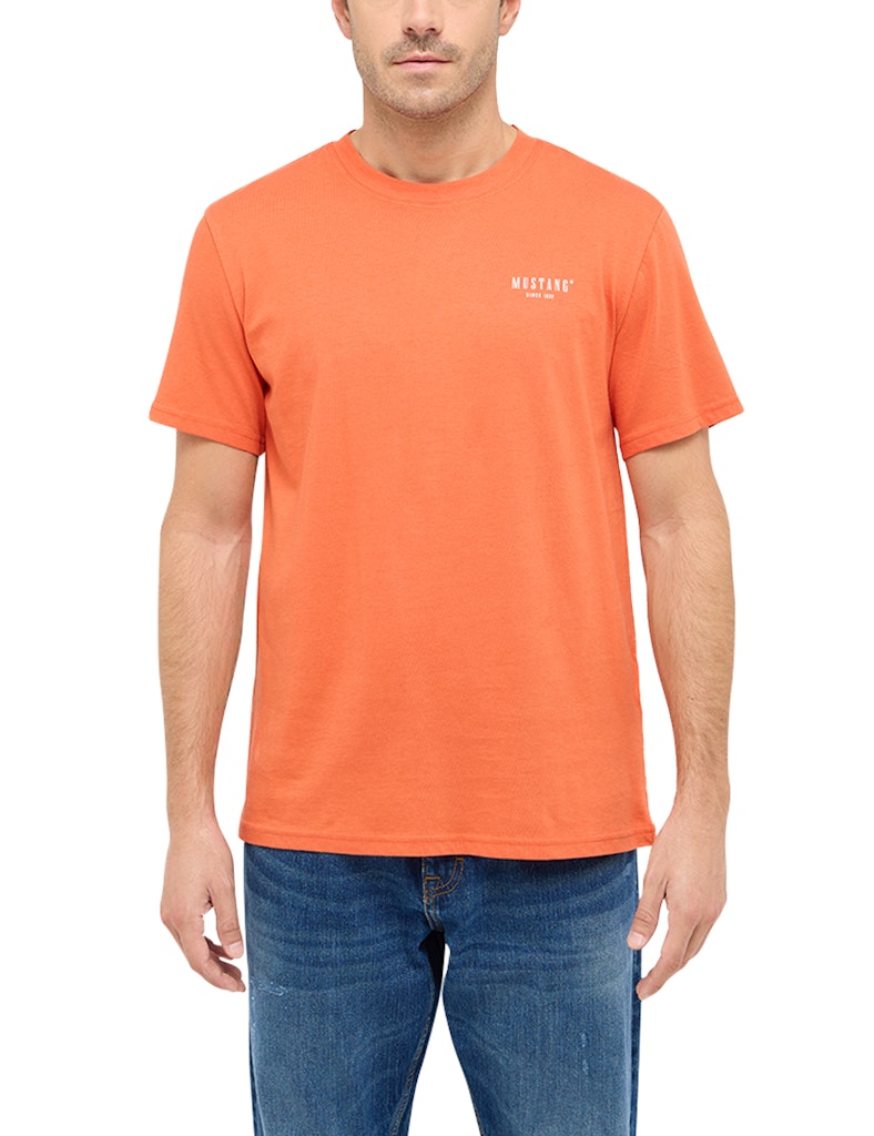 Męski T-Shirt Mustang Style Austin Burnt Ochre 1016273 7105