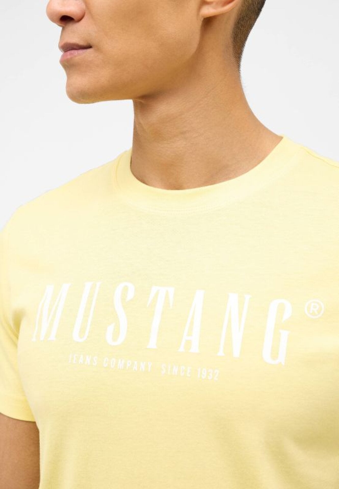 Męski T-Shirt Mustang Style Austin Custard 1016480 9027