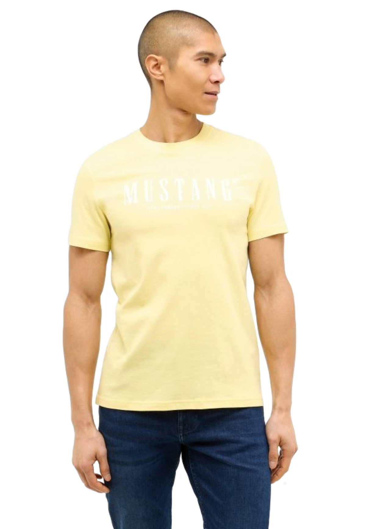 Męski T-Shirt Mustang Style Austin Custard 1016480 9027