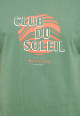 Męski T-Shirt Mustang Style Austin Dark Ivy 1016278 6326