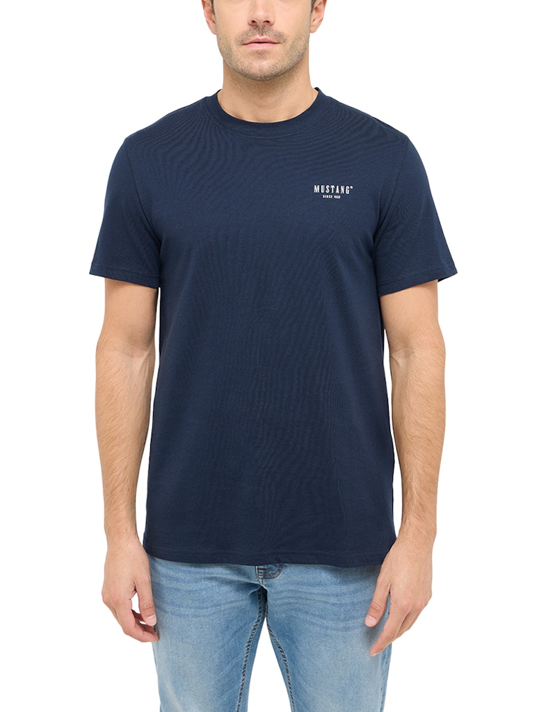 Męski T-Shirt Mustang Style Austin Dark Sapphire 1016273 4136