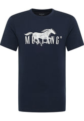 Męski T-Shirt Mustang Style Austin Dark Sapphire 1016279 4136
