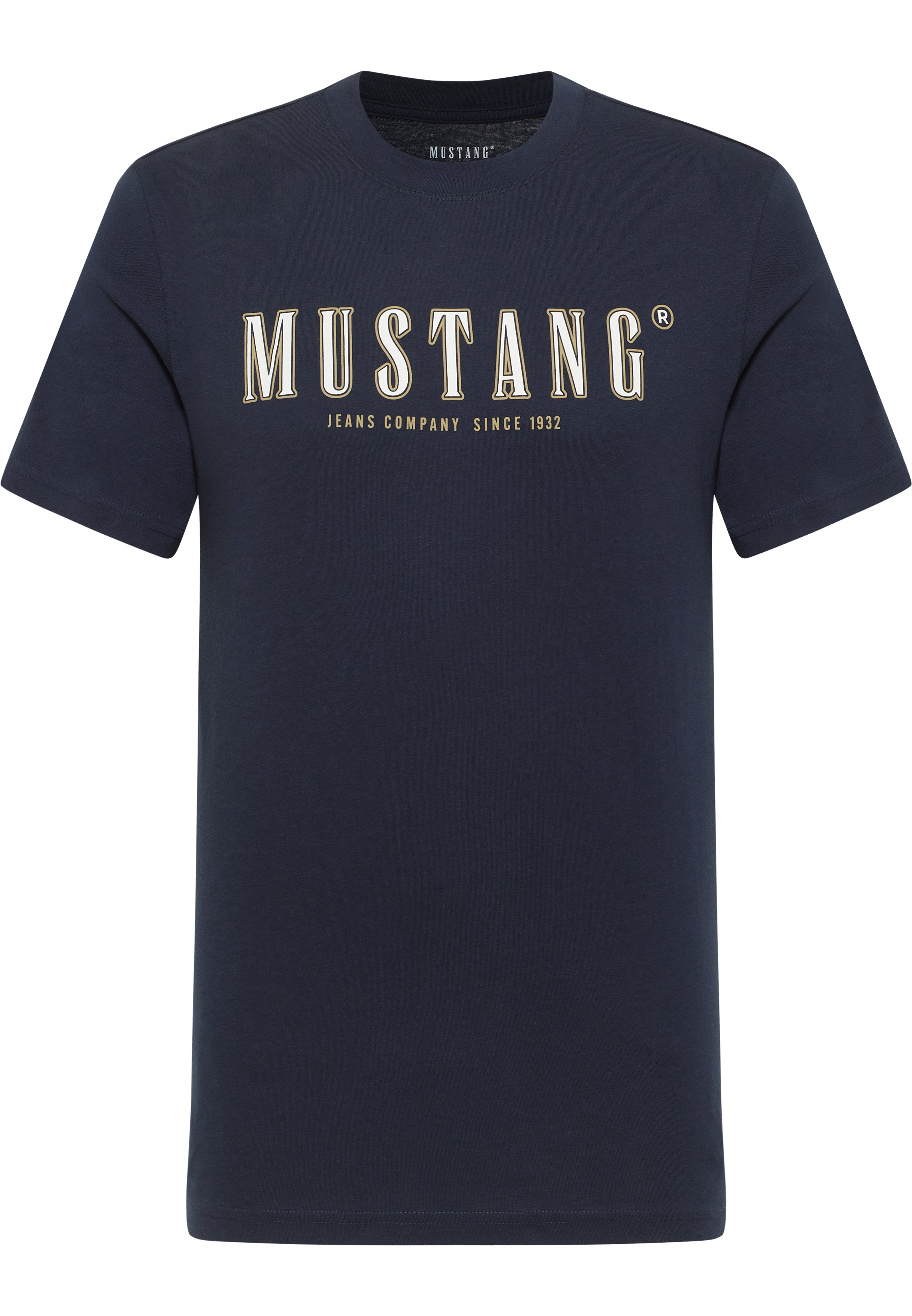Męski T-Shirt Mustang Style Austin Dark Sapphire 1016281 4136