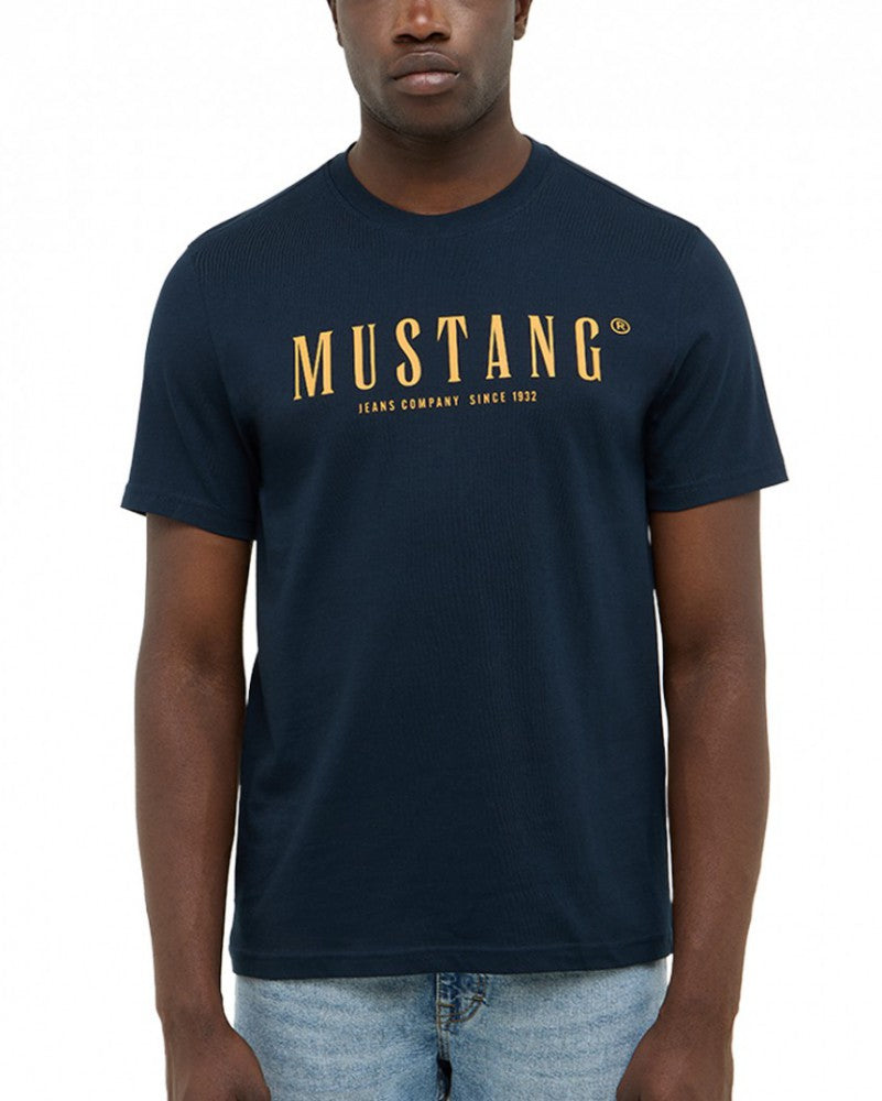 Męski T-Shirt Mustang Style Austin Dark Sapphire 1016853 4136