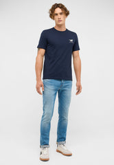 Męski T-Shirt Mustang Style Austin Dark Sapphire 1017126 4136