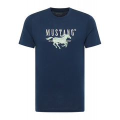 Męski T-Shirt Mustang Style Austin Dress Blues 1016484 5334