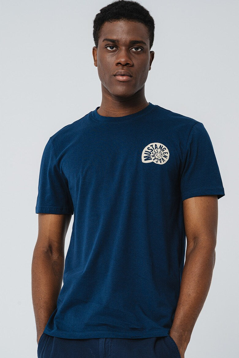 Męski T-Shirt Mustang Style Austin Dress Blues 1016489 5334