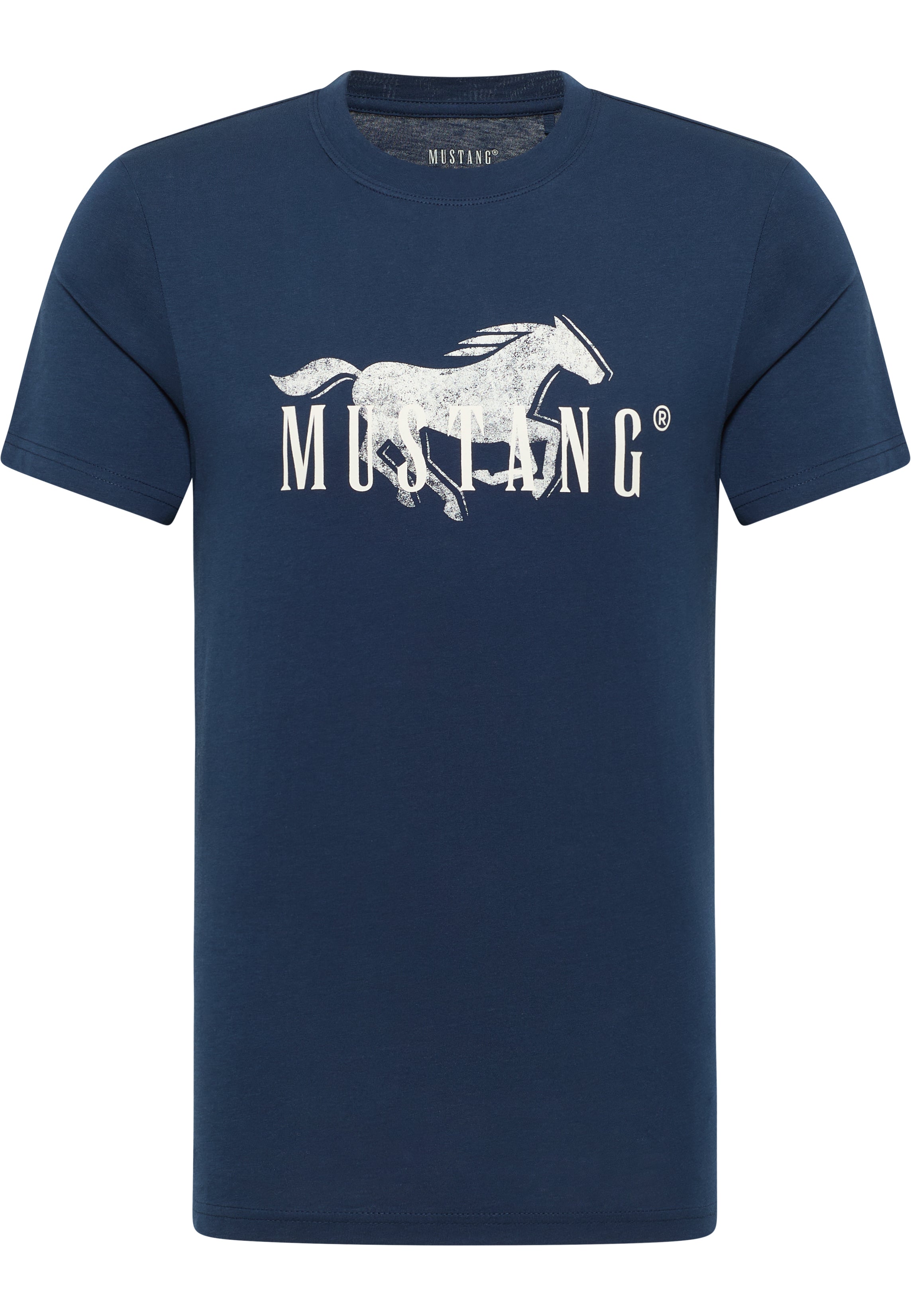 Męski T-Shirt Mustang Style Austin Dress Blues 1016492 5334