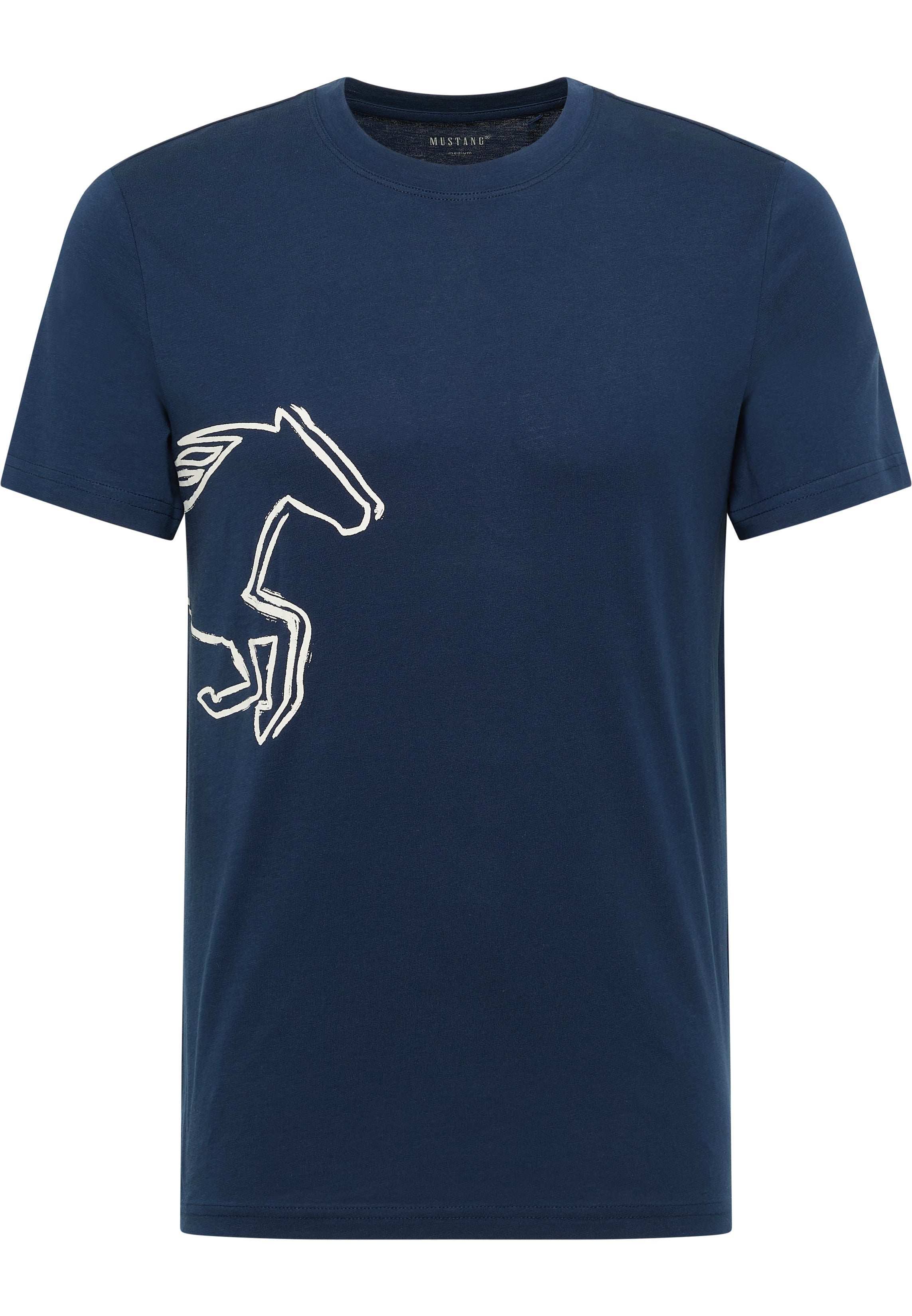 Męski T-Shirt Mustang Style Austin Dress Blues 1016493 5334