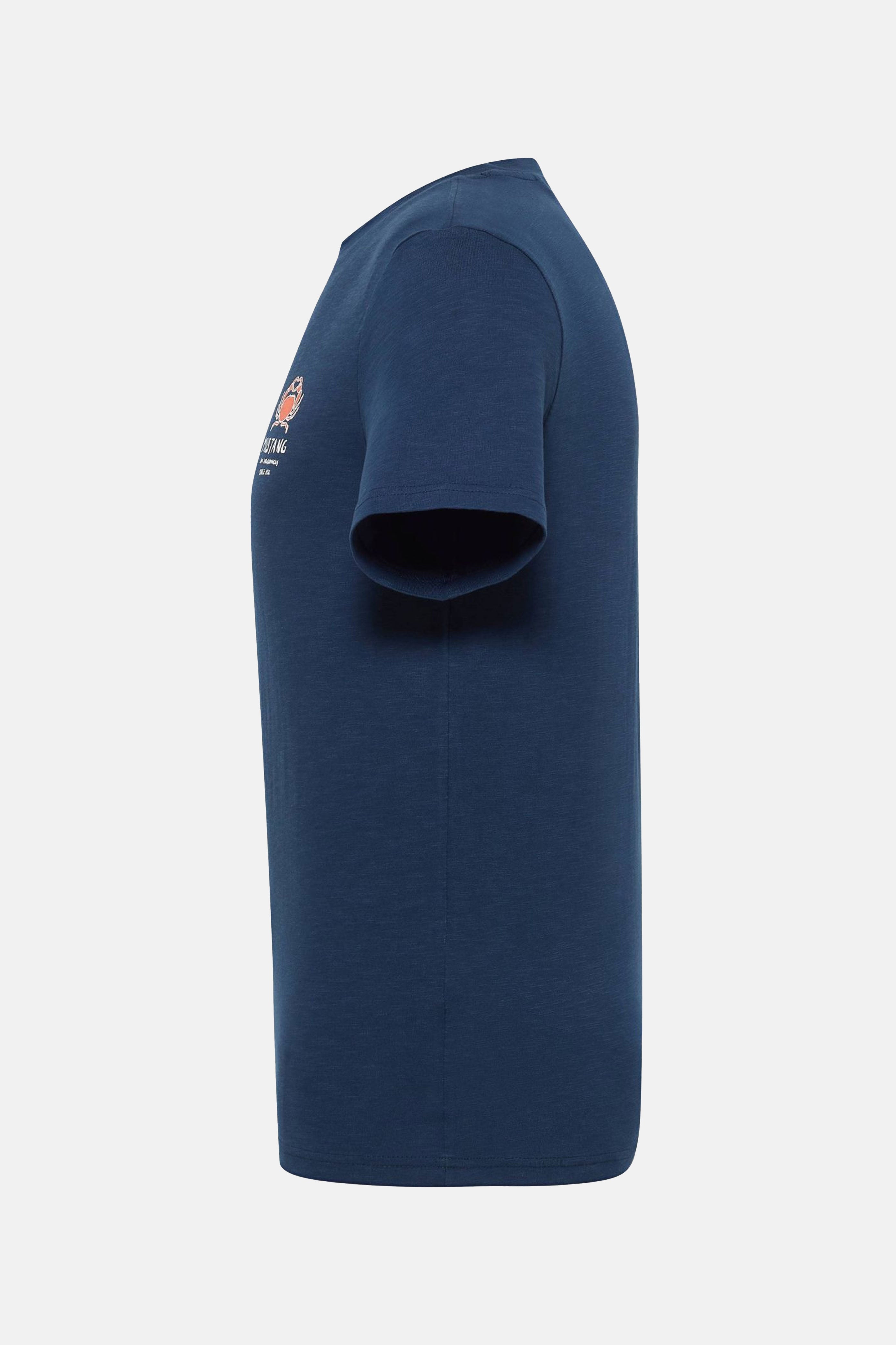 Męski T-Shirt Mustang Style Austin Dress Blues 1016495 5334