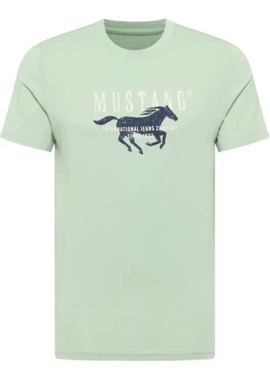 Męski T-Shirt Mustang Style Austin Frosty Green 1016484 6180