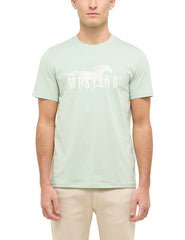 Męski T-Shirt Mustang Style Austin Frosty Green 1016492 6180