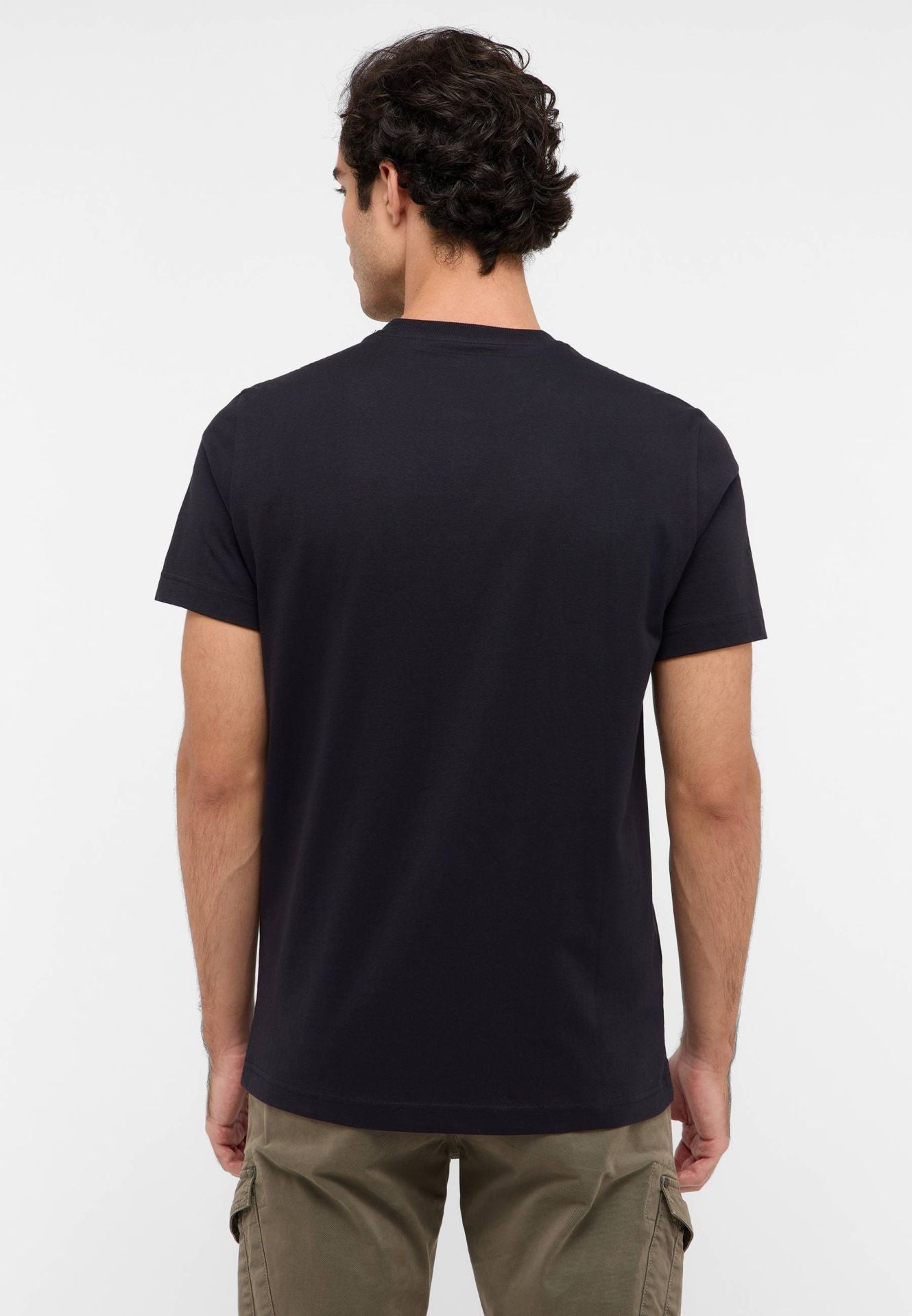 Męski T-Shirt Mustang Style Austin Jet Black 1016270 4188