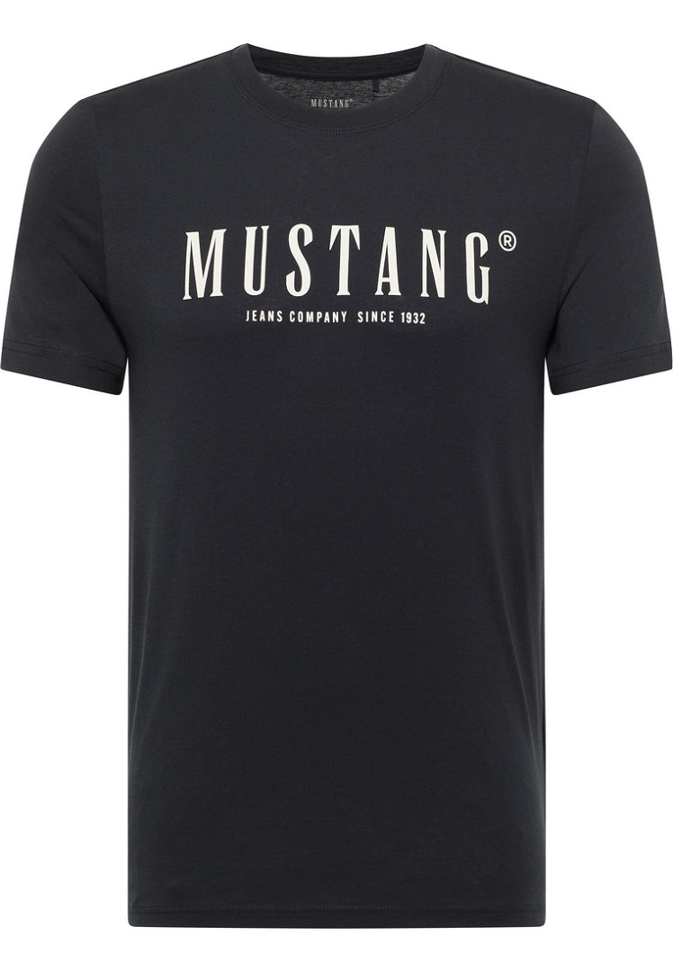 Męski T-Shirt Mustang Style Austin Jet Black 1016480 4188