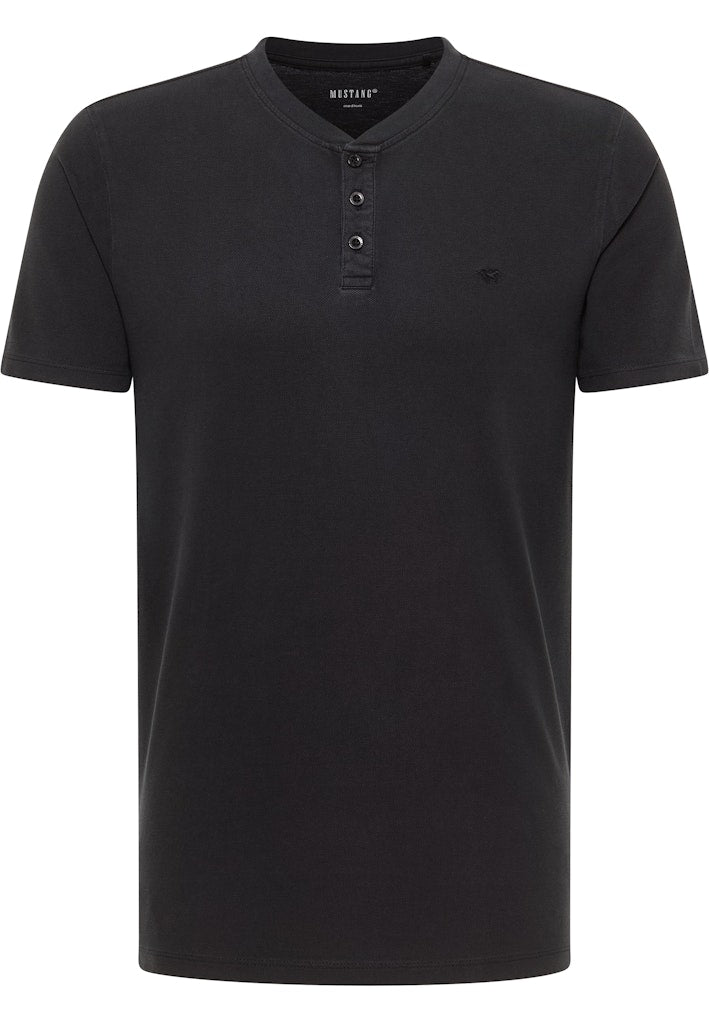 Męski T-Shirt Mustang Style Austin Jet Black 1016862 4188
