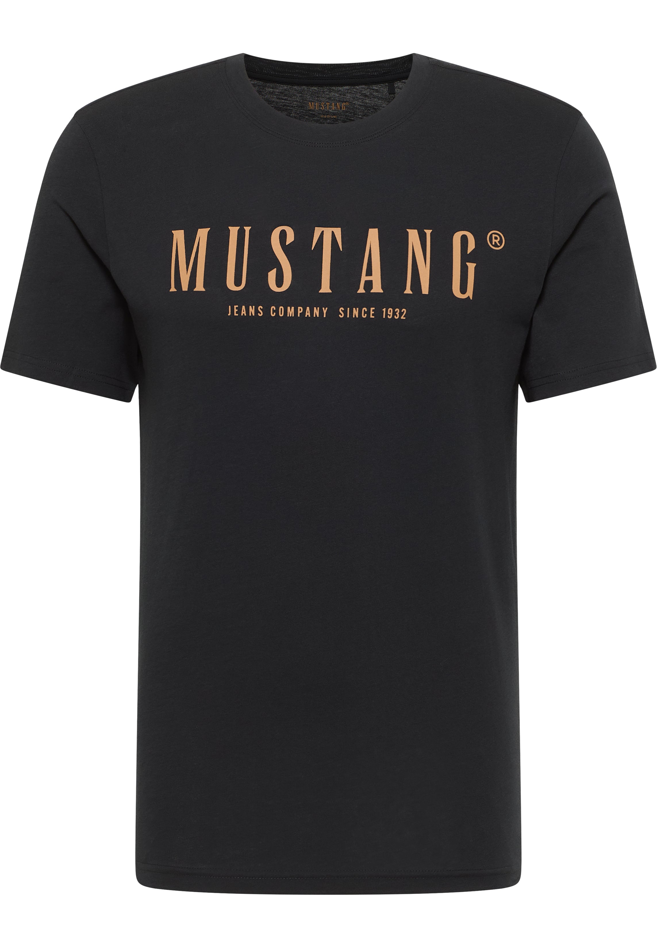 Męski T-Shirt Mustang Style Austin Jet Black 1017125 4188