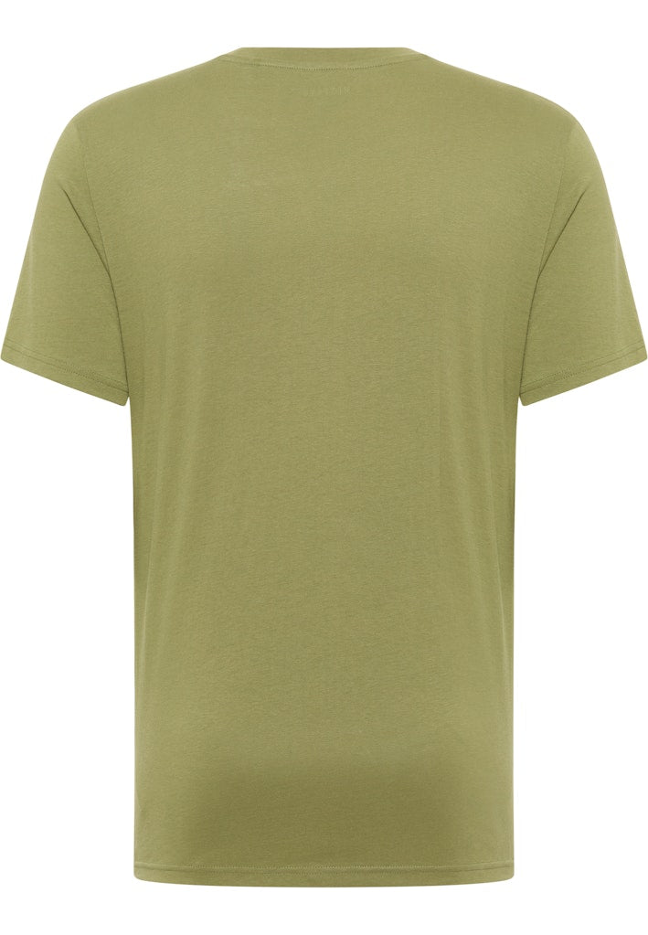 Męski T-Shirt Mustang Style Austin Loden Green 1015829 6353