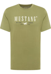 Męski T-Shirt Mustang Style Austin Loden Green 1015829 6353