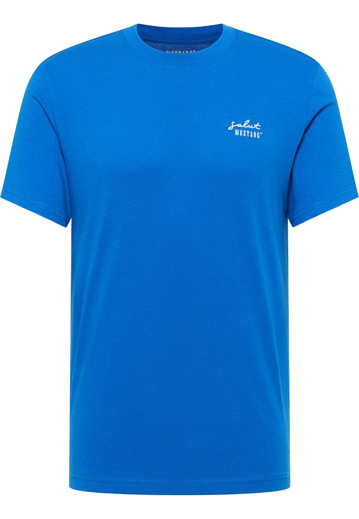 Męski T-Shirt Mustang Style Austin Nautical Blue 1016280 5236