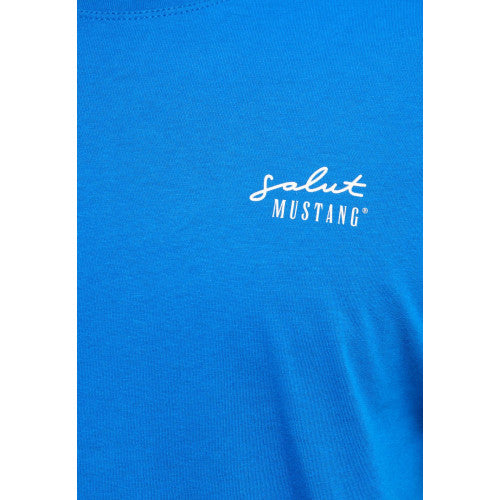 Męski T-Shirt Mustang Style Austin Nautical Blue 1016280 5236