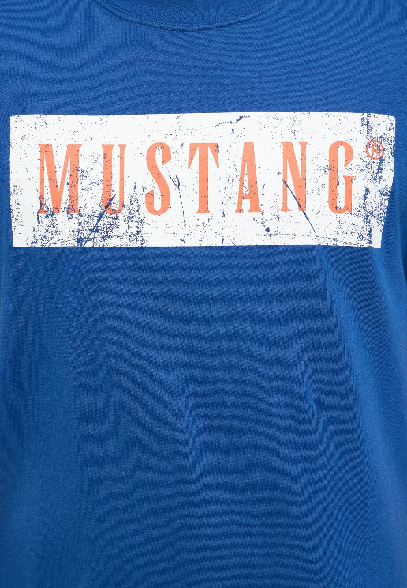 Męski T-Shirt Mustang Style Austin Navy Peony 1016274 5445
