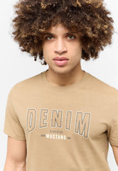 Męski T-Shirt Mustang Style Austin Pirate Black 1015647 4088