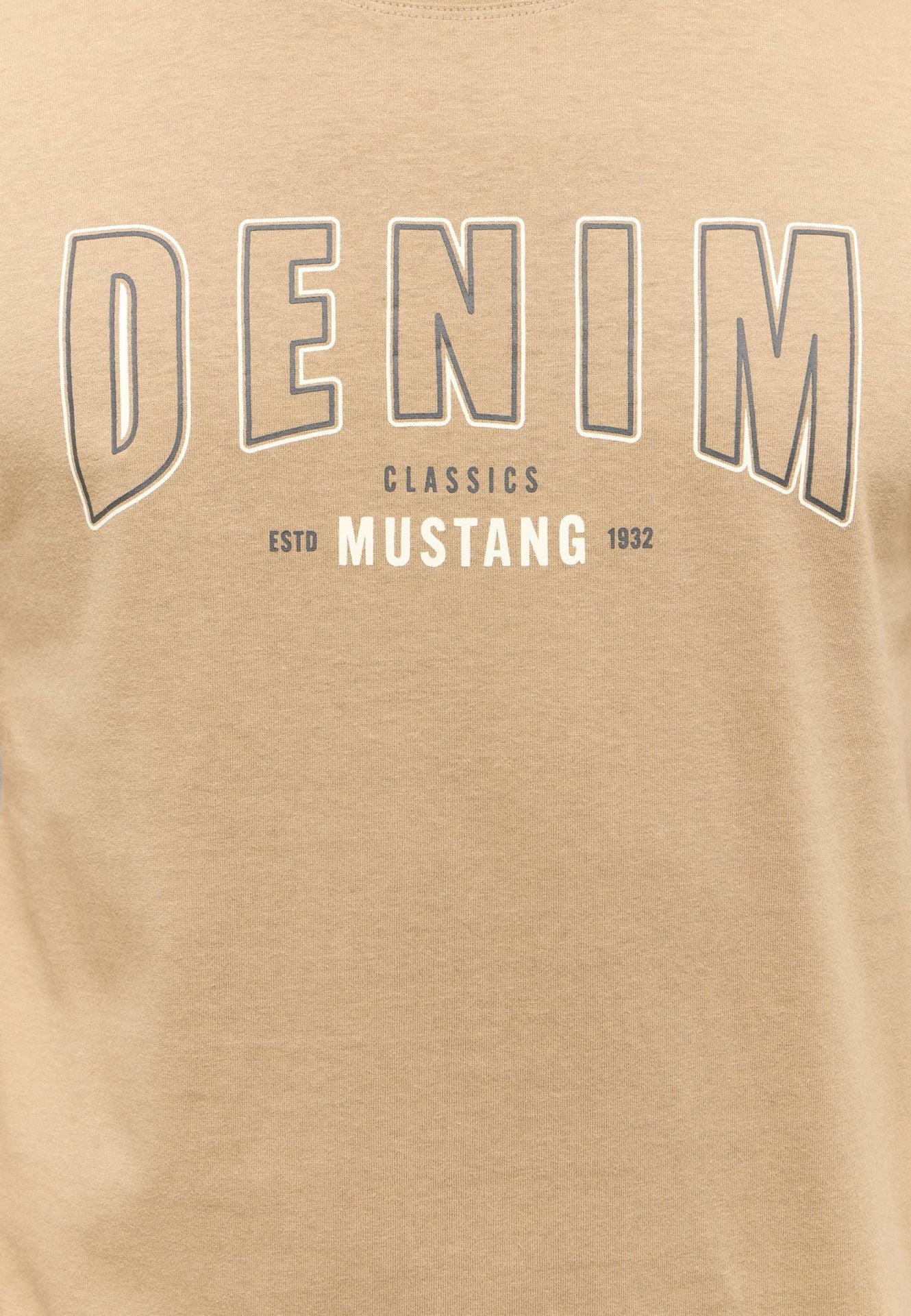Męski T-Shirt Mustang Style Austin Pirate Black 1015647 4088