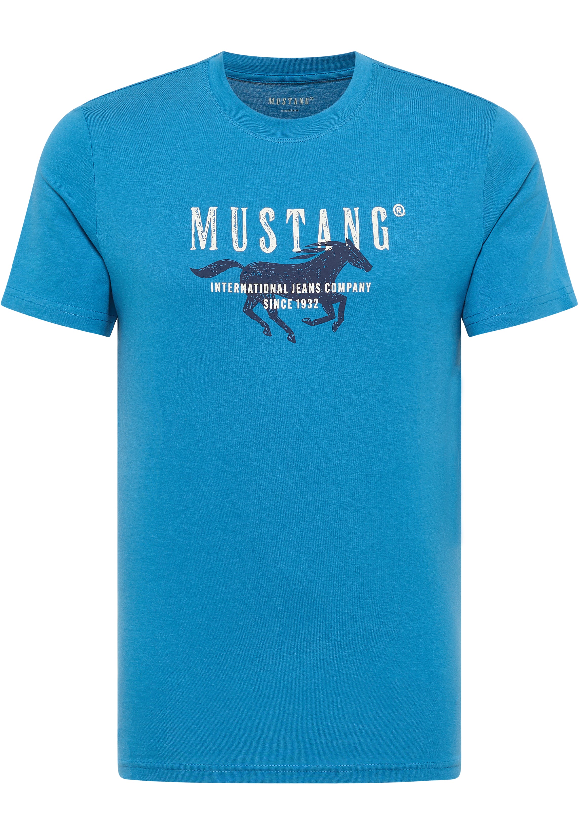 Męski T-Shirt Mustang Style Austin Sea of Belize 1016484 5444