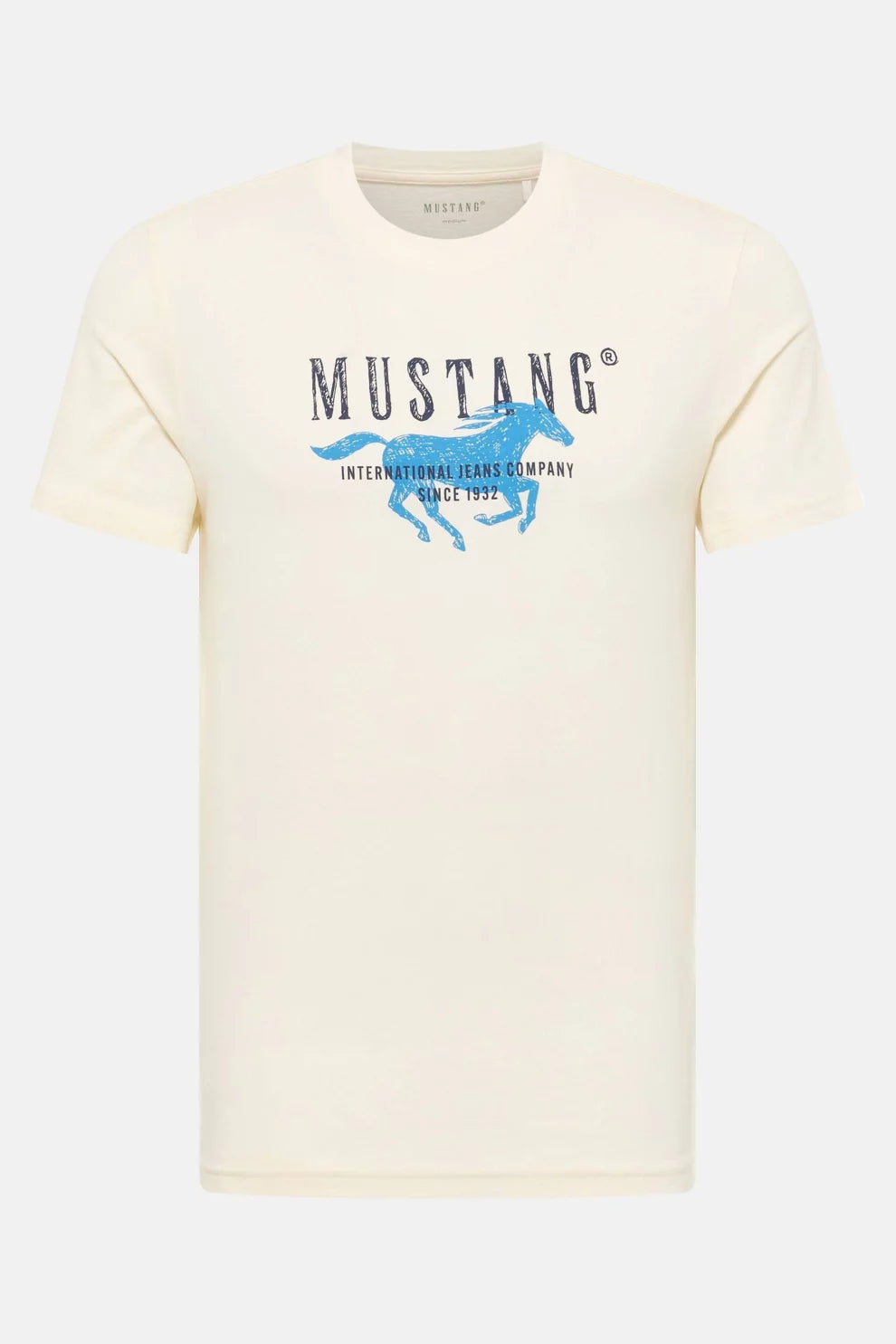 Męski T-Shirt Mustang Style Austin Whisper White 1016484 2013