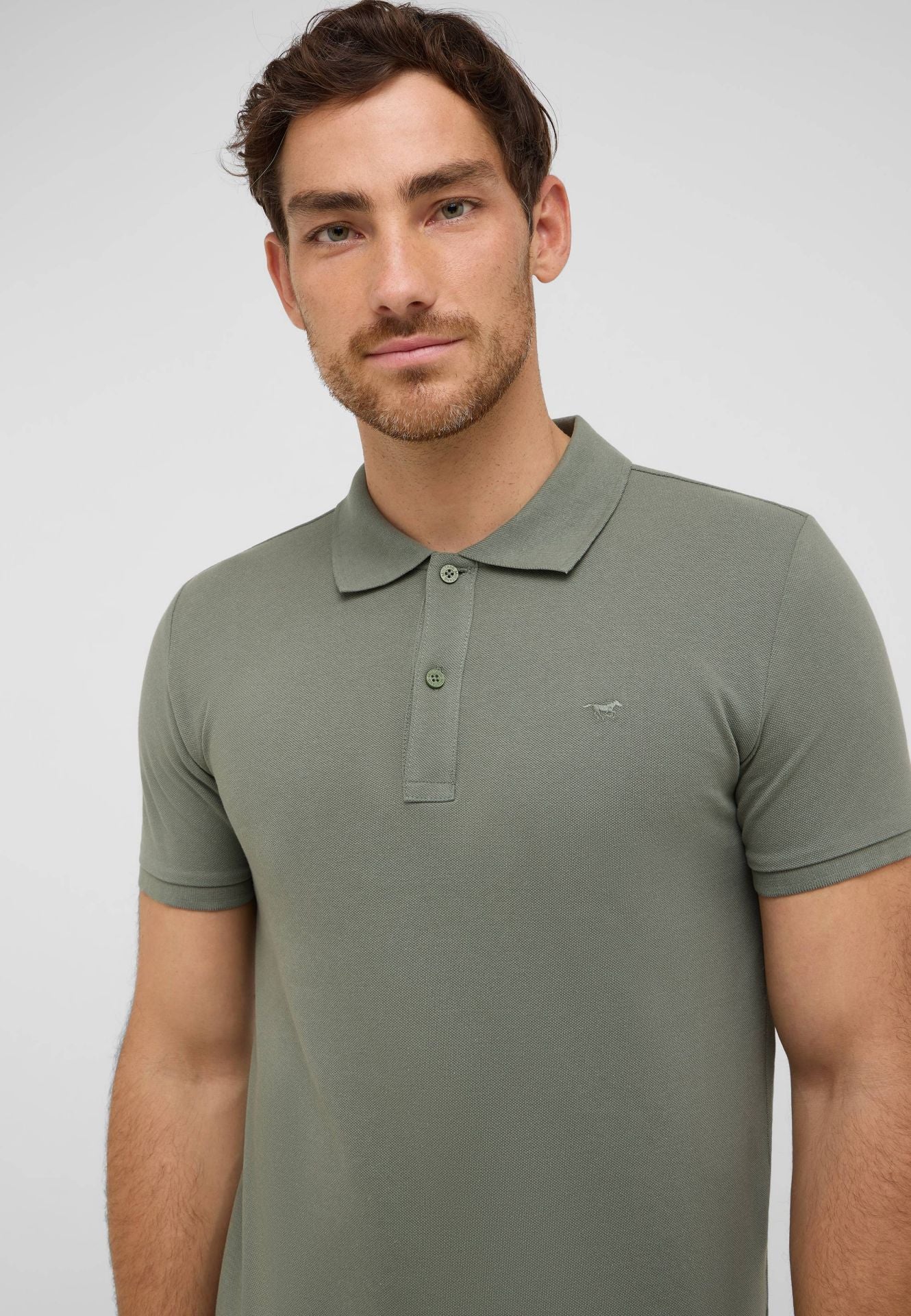 Męski T-Shirt Mustang Style Pierre Agave Green 1016880 6473