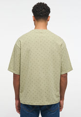 Męski T-shirt MUSTANG Aidan C AOP Indigo Dots 6205 1013555 12417