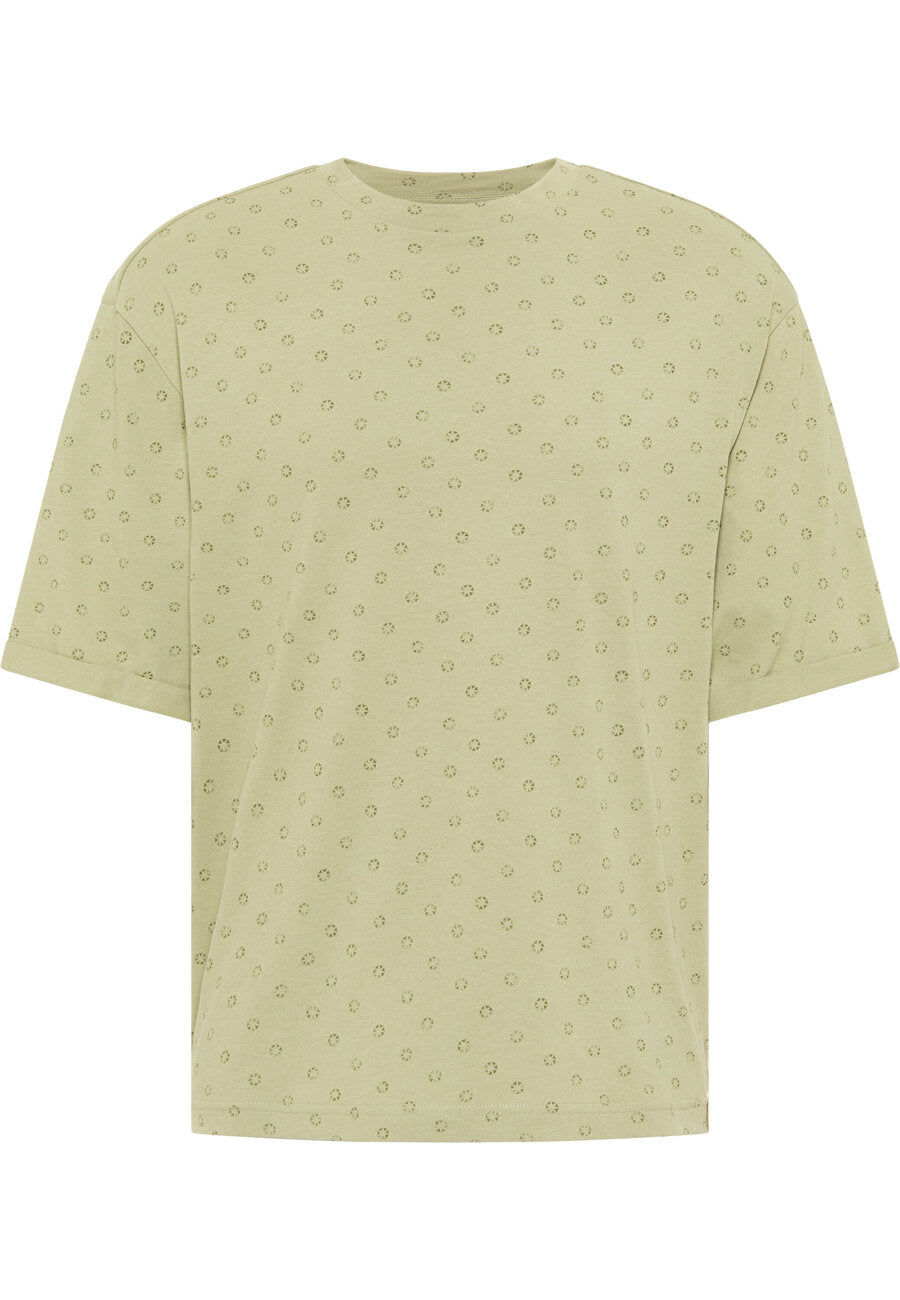 Męski T-shirt MUSTANG Aidan C AOP Indigo Dots 6205 1013555 12417