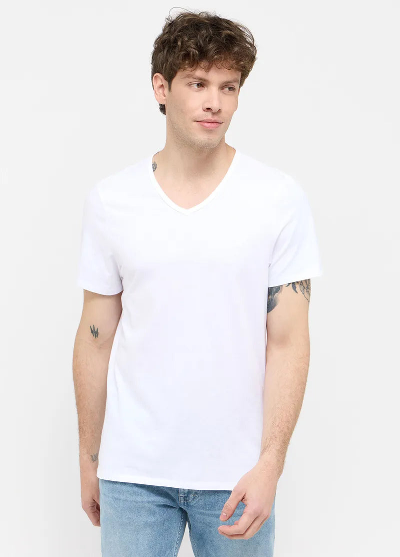 Męski T-shirt MUSTANG Amado 2-Pack General White 1014664 2045