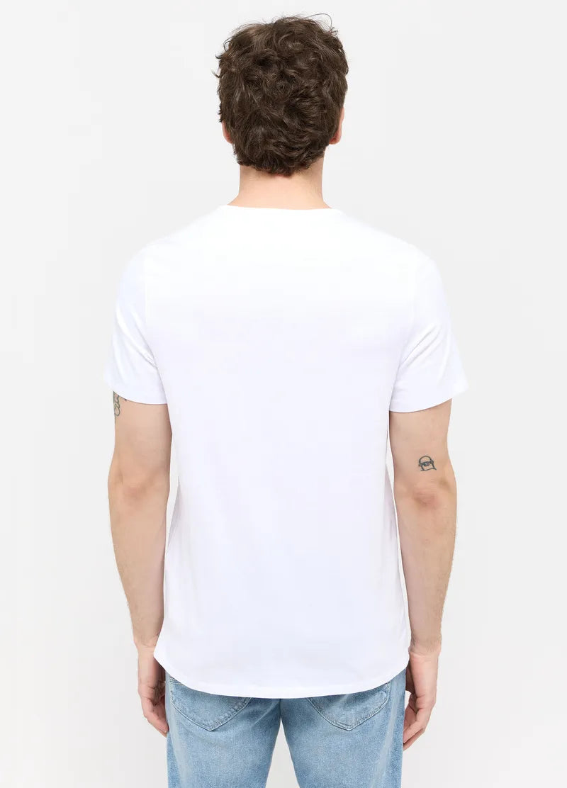 Męski T-shirt MUSTANG Amado 2-Pack General White 1014664 2045