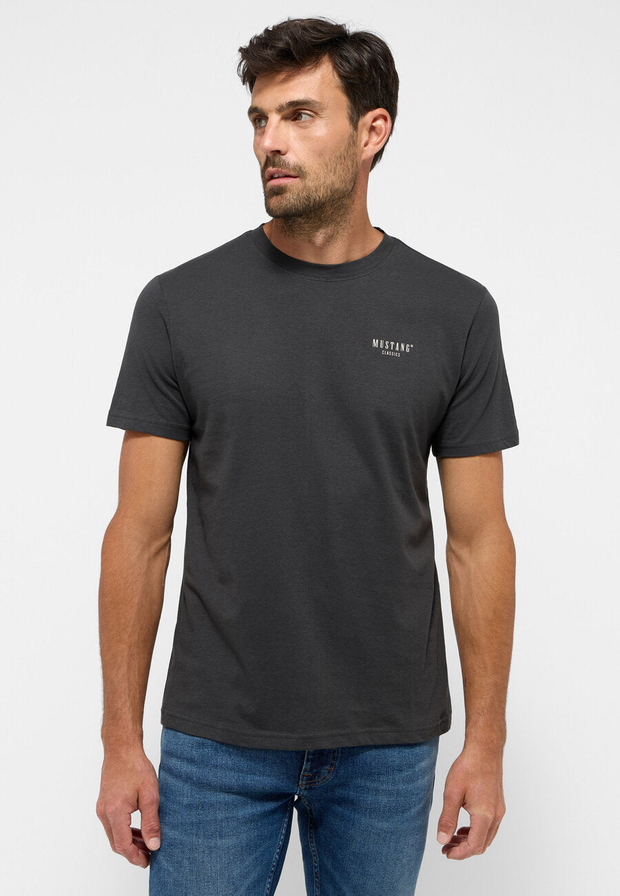 Męski T-shirt Koszulka Mustang Austin  Pirate Black 1015828 4088
