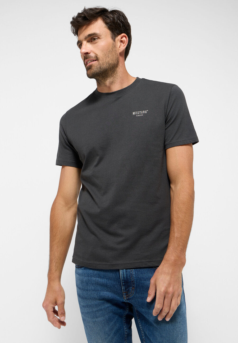Męski T-shirt Koszulka Mustang Austin  Pirate Black 1015828 4088