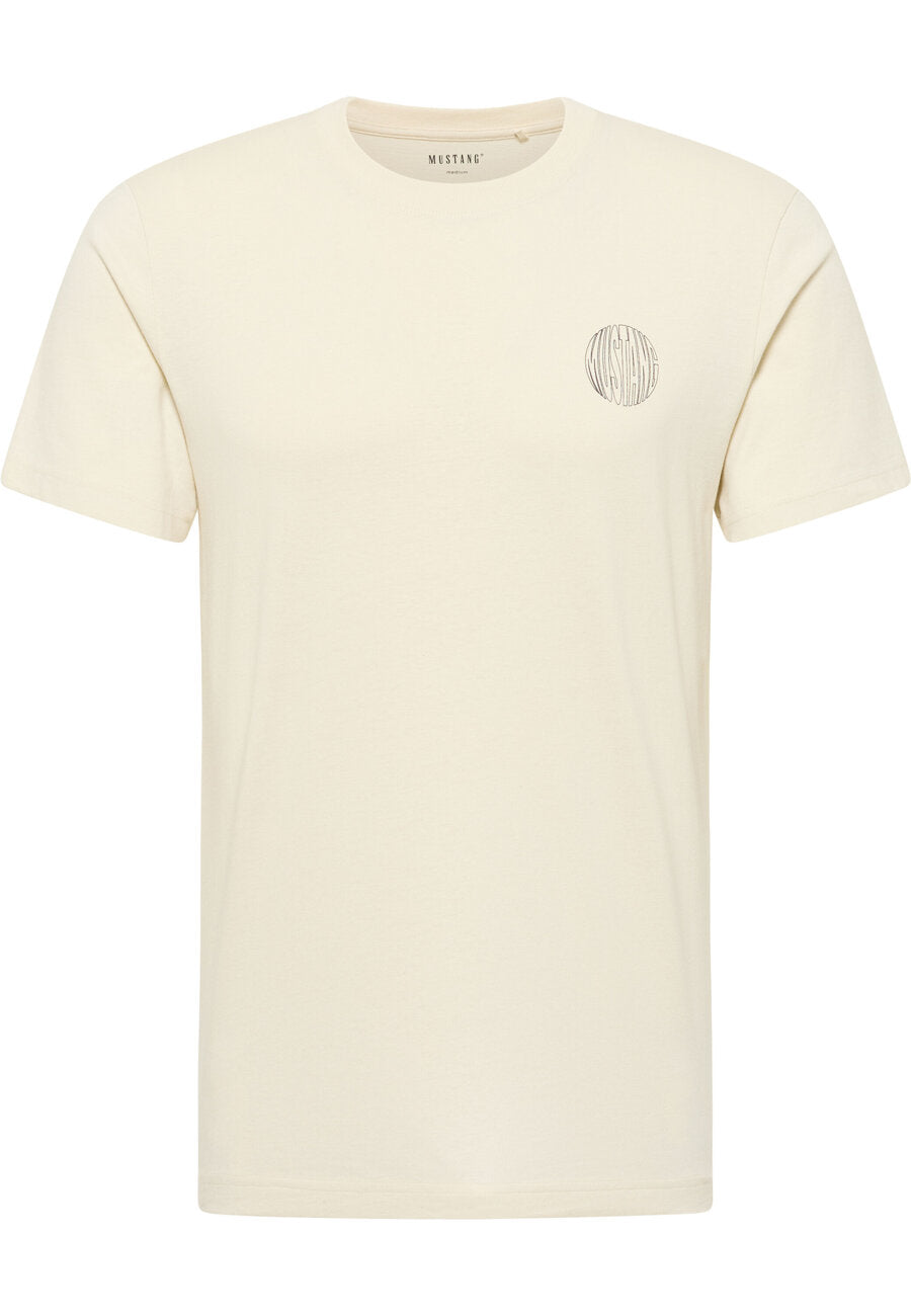 Męski T-shirt MUSTANG Austin Light Gray 1015657 3003