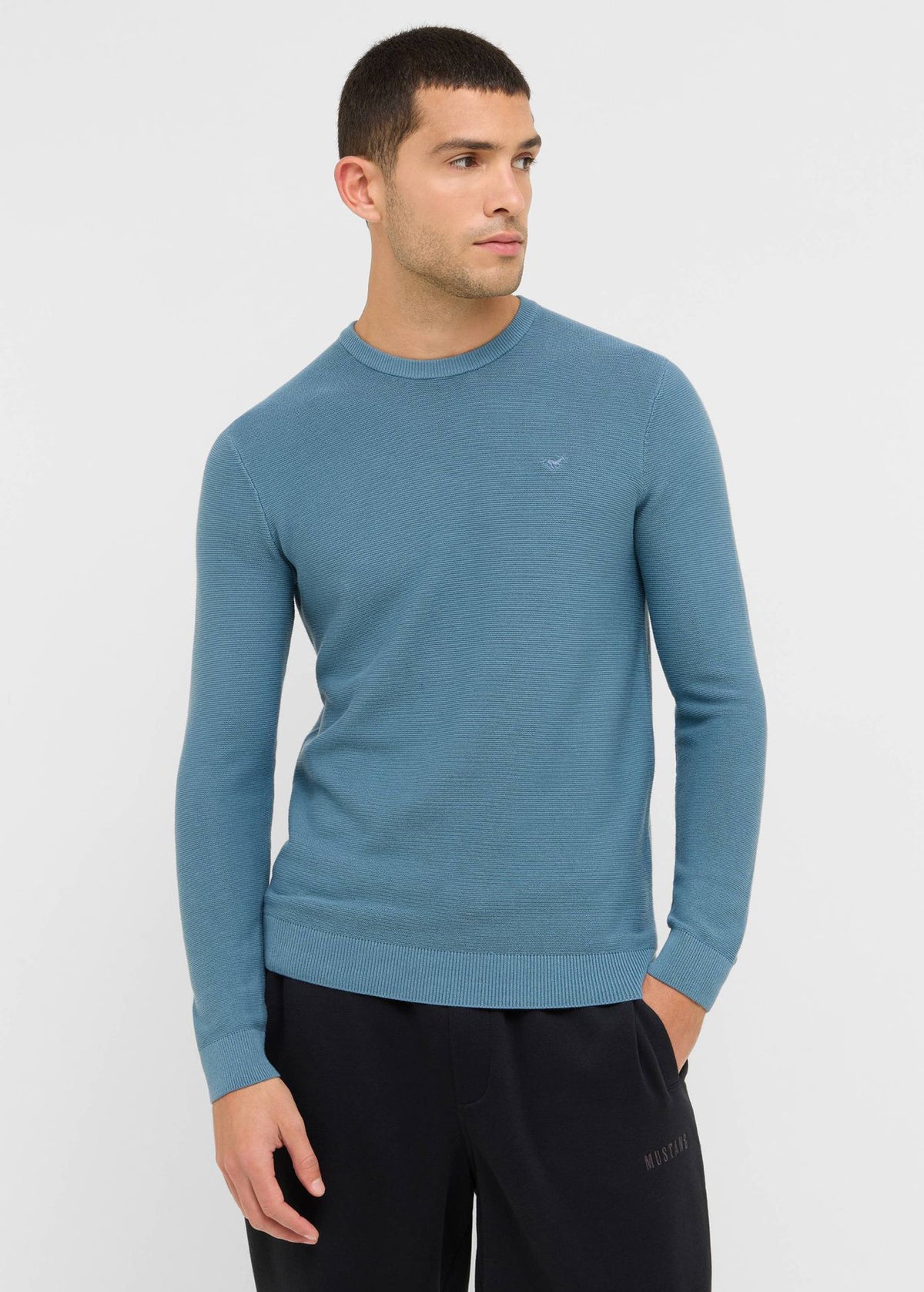 Męski Sweter Mustang Style Elliot Bluestone 1016844 5180