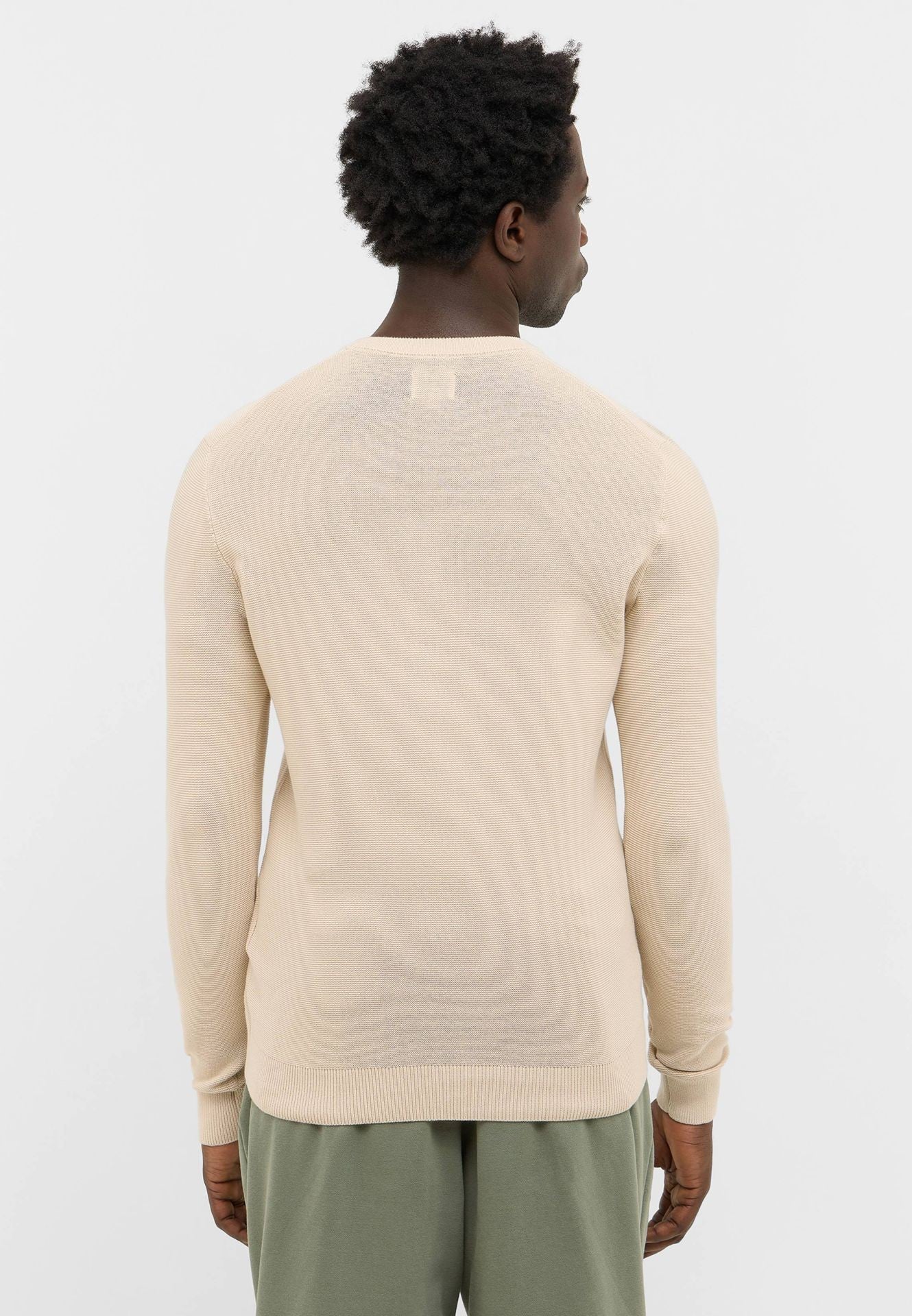 Męski sweter Mustang Style Elliot Oatmeal 1016844 4092