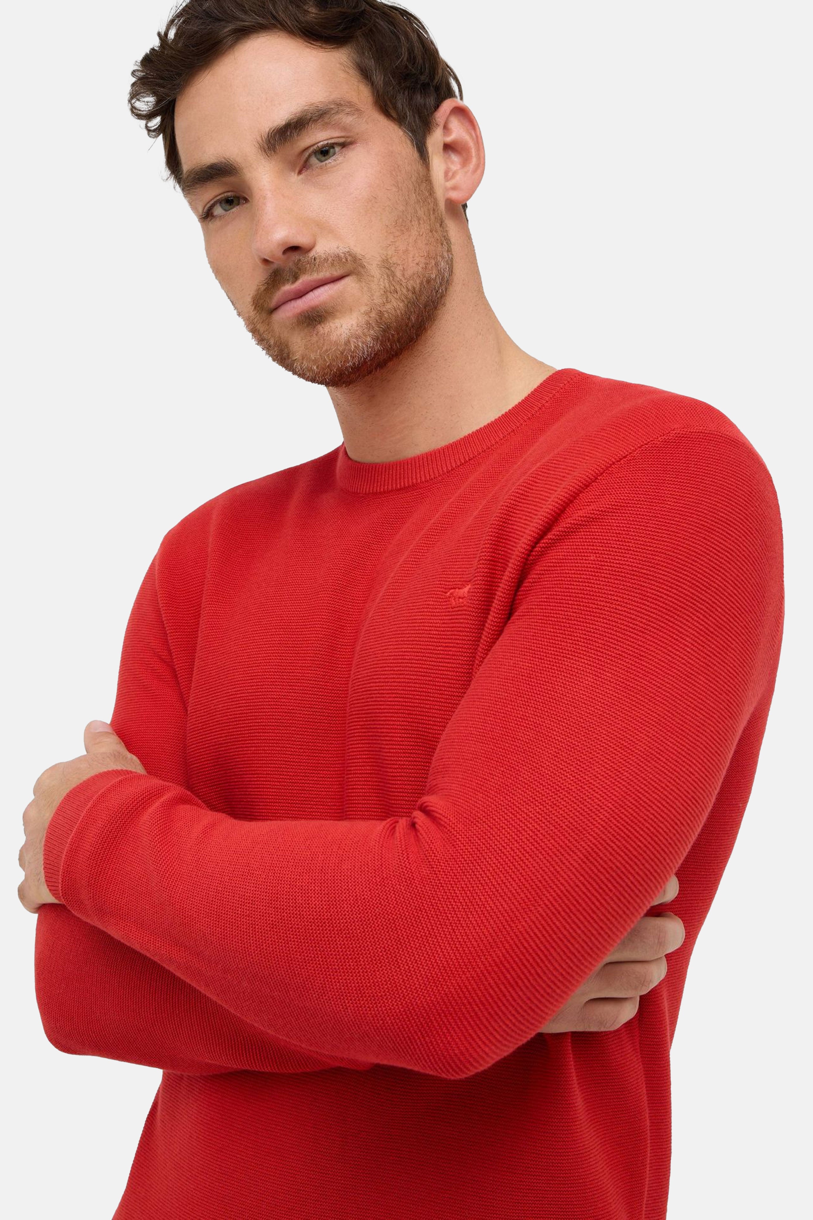 Męski Sweter Mustang Style Elliot Rubicondo 1016844 7270