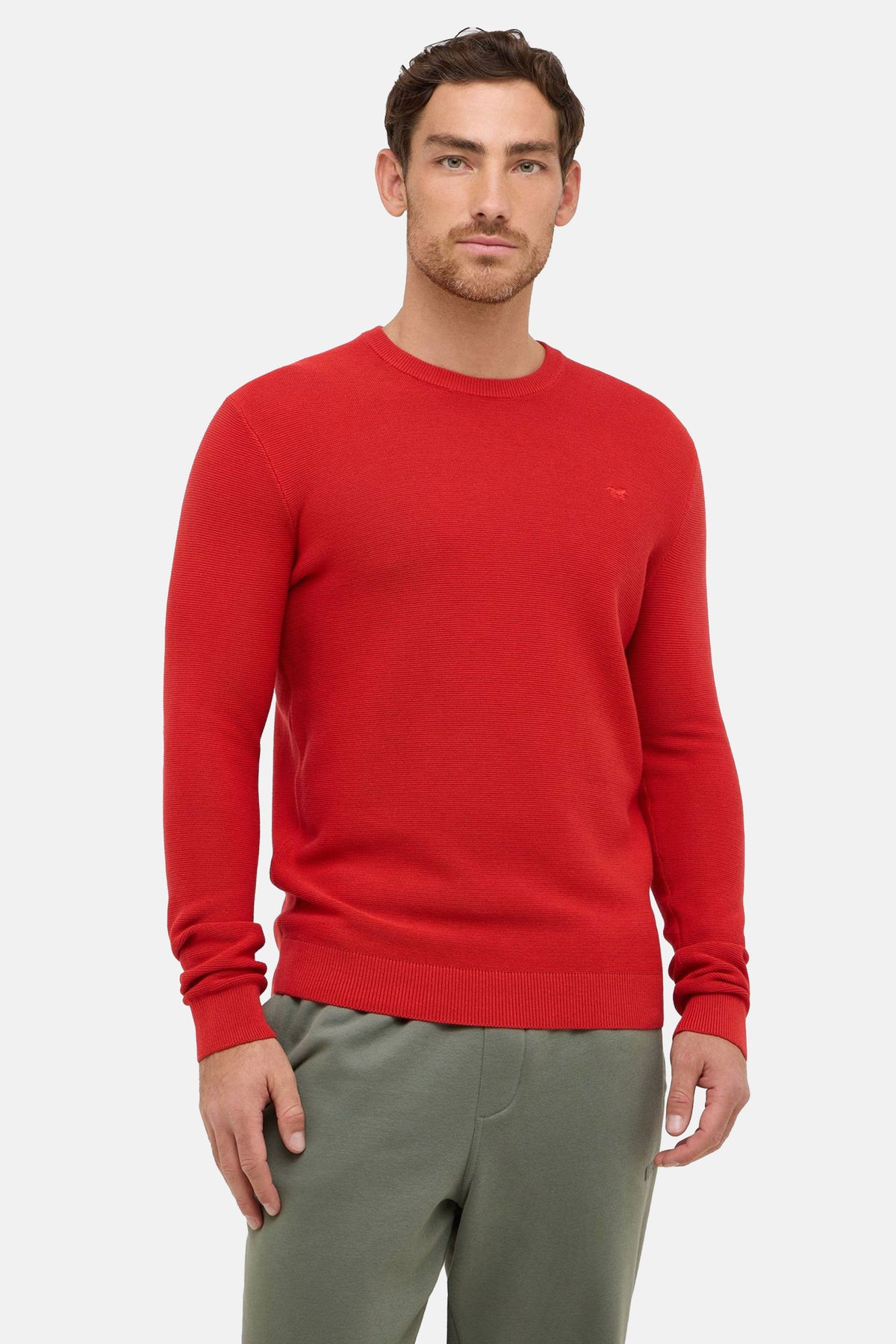 Męski Sweter Mustang Style Elliot Rubicondo 1016844 7270