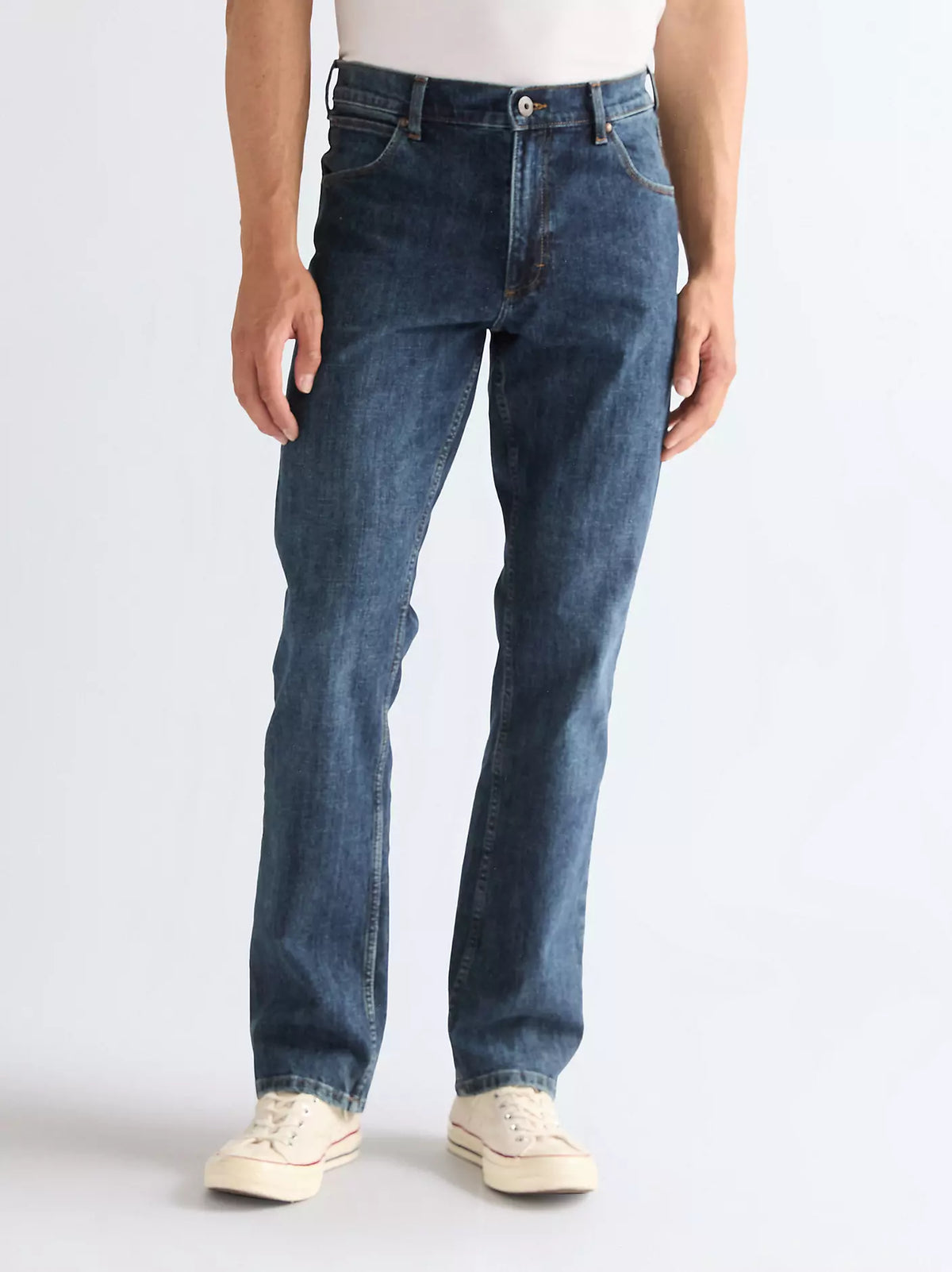 Męskie Jeansy Proste Wrangler Straight Darkstone 112126010
