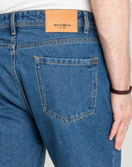 Męskie Spodenki Jeansowe Marcus Justin 2239 Shorts Med. Blue Wash 2-7000168