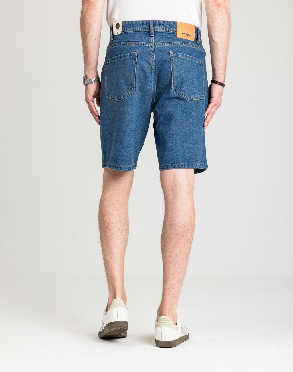 Męskie Spodenki Jeansowe Marcus Justin 2239 Shorts Med. Blue Wash 2-7000168
