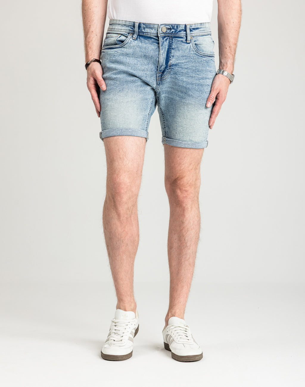 Męskie Spodenki Jeansowe Marcus Slade 2213 Shorts Vintage Light Used 19-200278