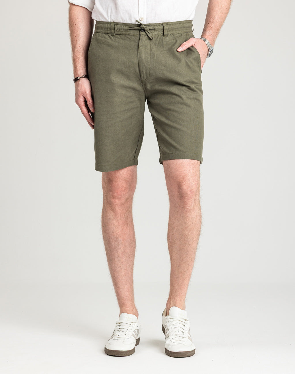 Męskie Spodenki Marcus Brad Shorts Beetle Green 19-200239-5097