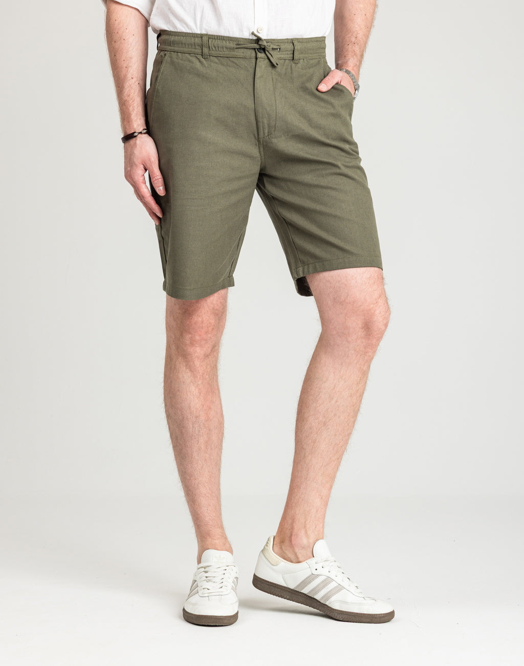 Męskie Spodenki Marcus Colin Shorts Beetle Green 19-200267-5097