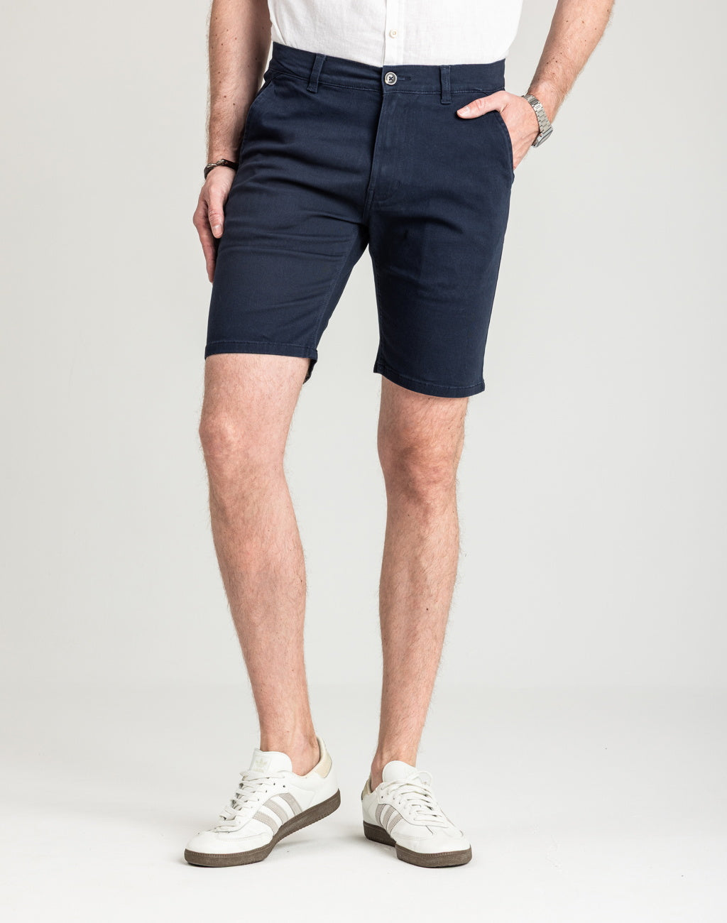 Męskie Spodenki Marcus Gerry Chino Shorts Dk. Navy 19-200266-7050
