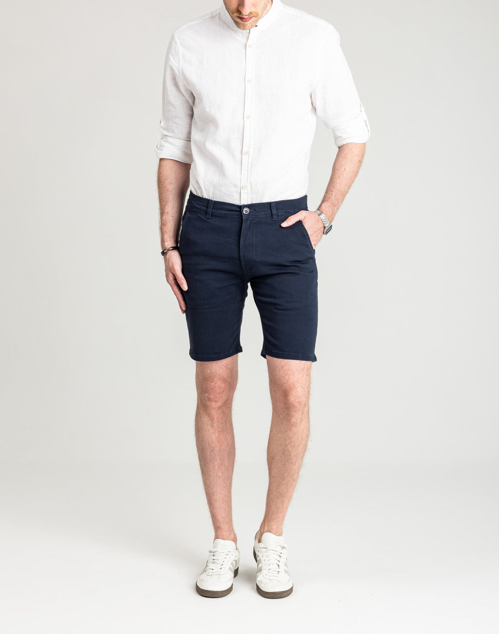 Męskie Spodenki Marcus Gerry Chino Shorts Dk. Navy 19-200266-7050